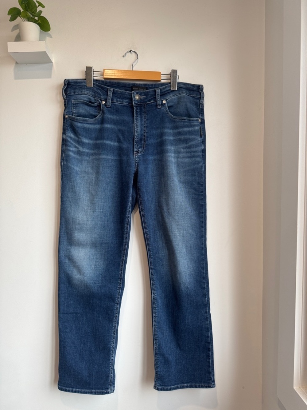 Silver Jeans Men's Straight Leg Denim - Medium Blue Wash